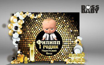 Банер на день народження, випускний , розміри 2*2.5 2*3 в садочок , школу , на день народження 0135 фото