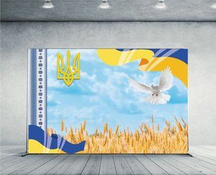 Баннер-фотозона на ВИПУСК 2025 , чорний стильний з кульками плакат - фон або Розроблення макету за Вашим побажанням.Якісний друк. 01401-001-1 фото