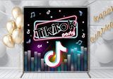 Банер на день народження ТІК ТОК Баннер TIK TOK 0191 фото