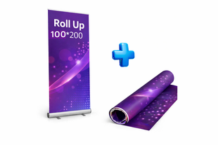Roll-up 100x200см мобільний виставковий стенд рол-ап рекламний для конференціі і реклами Р10 фото